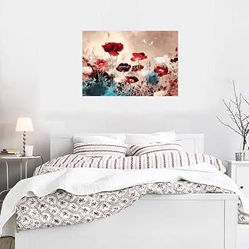 Amazon.co.jp: Potooart 植物 お花 ポスター キャンバス絵画 花